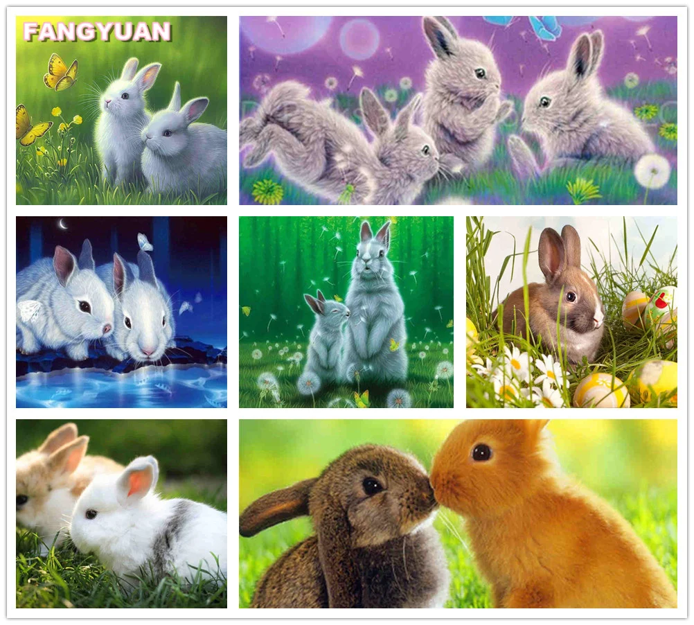 Cute Rabbit 5D Diy Diamond Painting Accessories Animals Full Drill Cross Stitch Kit Picture Diamond Embroidery Mosaic Home Decor
Cute Rabbit 5D Diy Diamond Painting Accessories Animals Full Drill Cross Stitch Kit Picture Diamond Embroidery Mosaic Home Decor