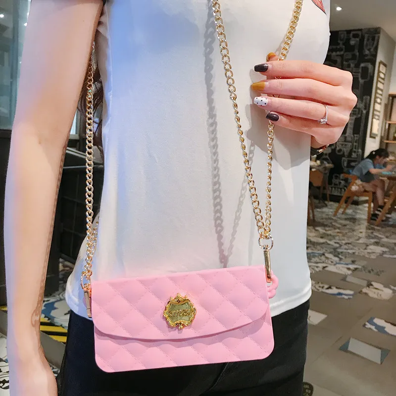 KONSMART For iPhone Huawei Samsung Xiaomi OPPO VIVO Case Stylish Wallet Bag for Credit Cards Silicon Cover With Strap Long Chain
KONSMART For iPhone Huawei Samsung Xiaomi OPPO VIVO Case Stylish Wallet Bag for Credit Cards Silicon Cover With Strap Long Chain