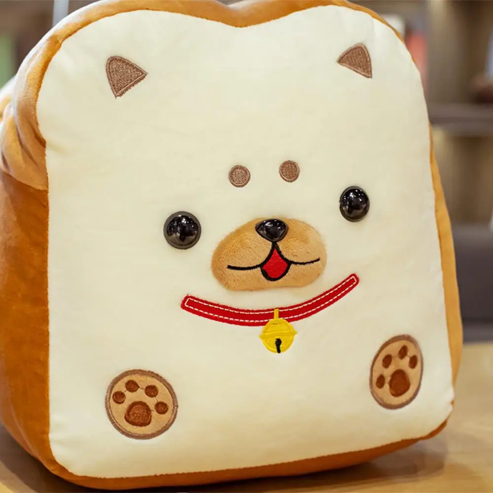 

30/40cm Cute Toast Shiba Inu Dog Plush Toy Soft Bread Shape Plush Throw Pillow Cartoon Hug Nap Pillow Cushion Home Decor Gift