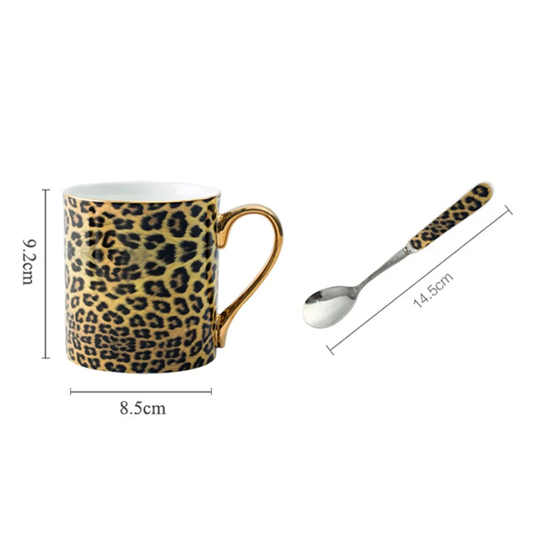 Yellow Leopard Pattern Coffee Cup With Spoon Coffee Cup Set Ceramics Tea Cup With Handle Milk Cup Water Drinkware Birthday Gift
Yellow Leopard Pattern Coffee Cup With Spoon Coffee Cup Set Ceramics Tea Cup With Handle Milk Cup Water Drinkware Birthday Gift