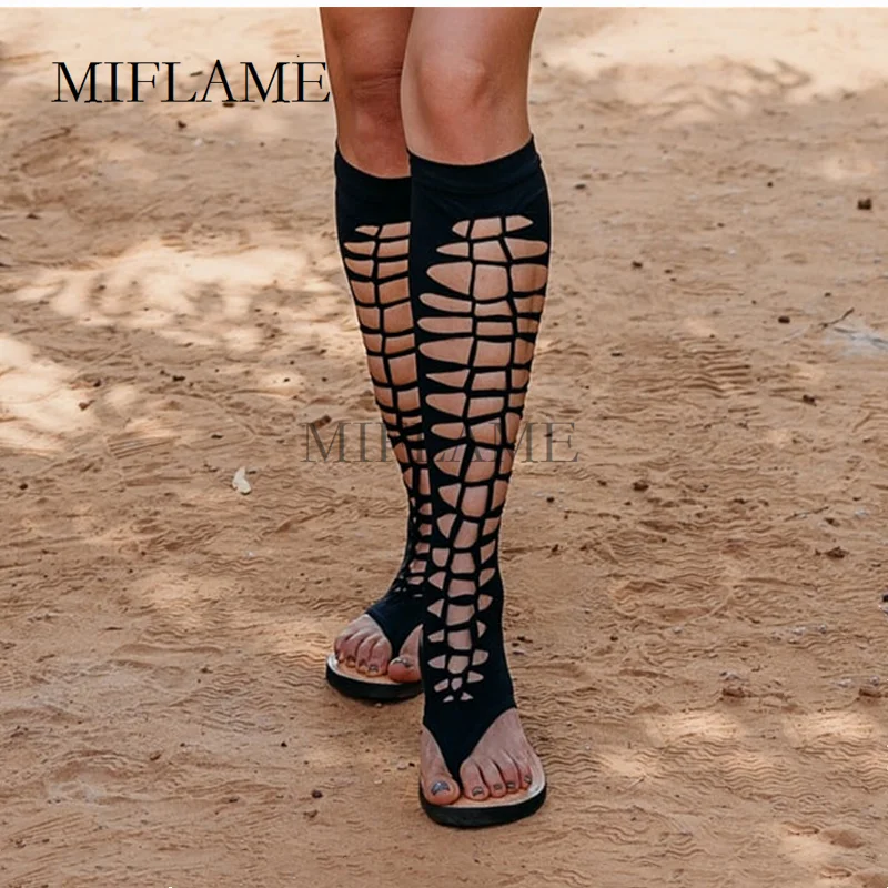 2021 Gladiator Women Sandals Summer Fashion Swimwear Lycra Knee High Flat Sandals Hollow Out Romanesque Elastic Stocking Shoes
2021 Gladiator Women Sandals Summer Fashion Swimwear Lycra Knee High Flat Sandals Hollow Out Romanesque Elastic Stocking Shoes