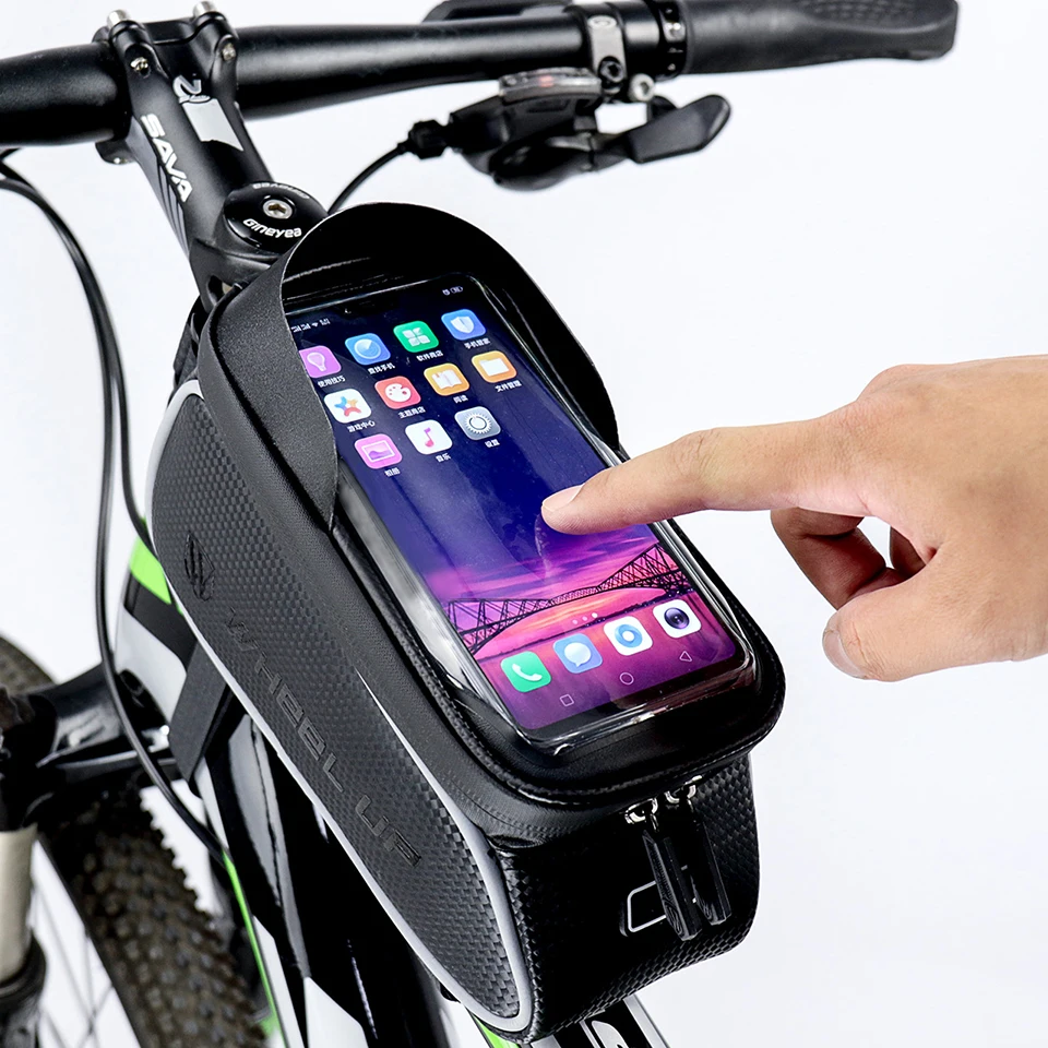 Велосипедная сумка Wheelup, сумка для телефона с сенсорным экраном 6,0 дюйма, велосипедная верхняя рама, передний держатель, велосипедная сумка для хранения на передней трубе, водонепроницаемая, Черная
Велосипедная сумка Wheelup, сумка для телефона с сенсорным экраном 6,0 дюйма, велосипедная верхняя рама, передний держатель, велосипедная сумка для хранения на передней трубе, водонепроницаемая, Черная