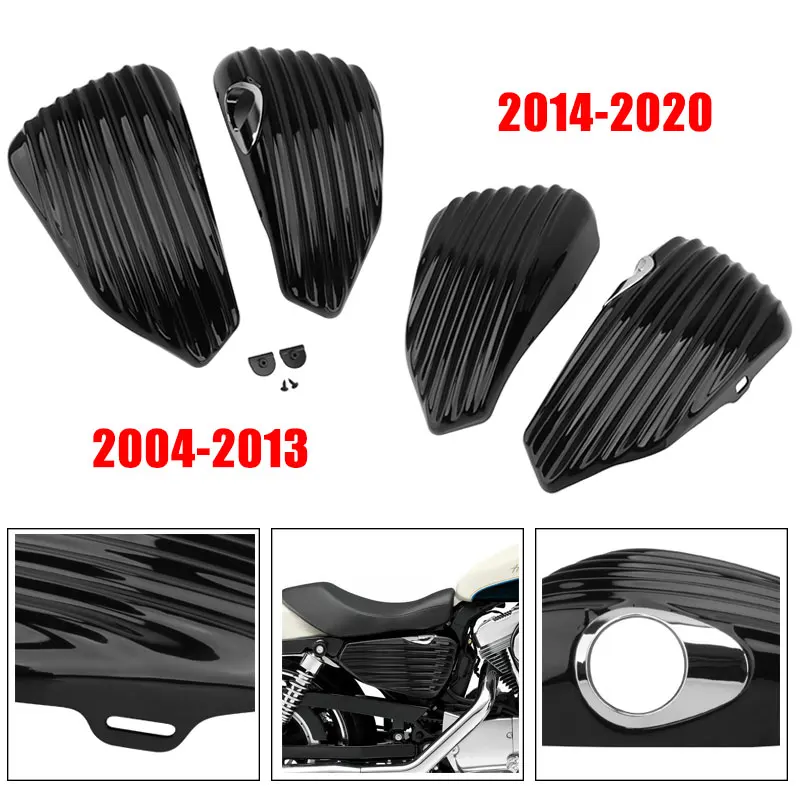 Motorcycle Black Left Right Fairing Battery Cover Gas Tank Stripe Fairing Guard For Harley Sportster 883 1200 XL 2004-2020
Motorcycle Black Left Right Fairing Battery Cover Gas Tank Stripe Fairing Guard For Harley Sportster 883 1200 XL 2004-2020
