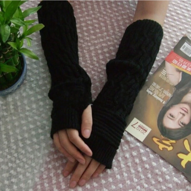 Autumn Winter Women Warmth Knitted Arm Fingerless Gloves Long Stretchy Mittens Men Women Winter Hand Arm Warm Female Gloves
Autumn Winter Women Warmth Knitted Arm Fingerless Gloves Long Stretchy Mittens Men Women Winter Hand Arm Warm Female Gloves
