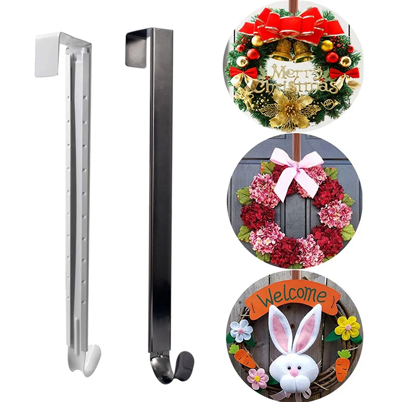 Wreath Hanger Adjustable Length Wreath Hanger for Front Door Heavy Duty Wreath Hook Holder for Christmas Decorations FAS6
Wreath Hanger Adjustable Length Wreath Hanger for Front Door Heavy Duty Wreath Hook Holder for Christmas Decorations FAS6