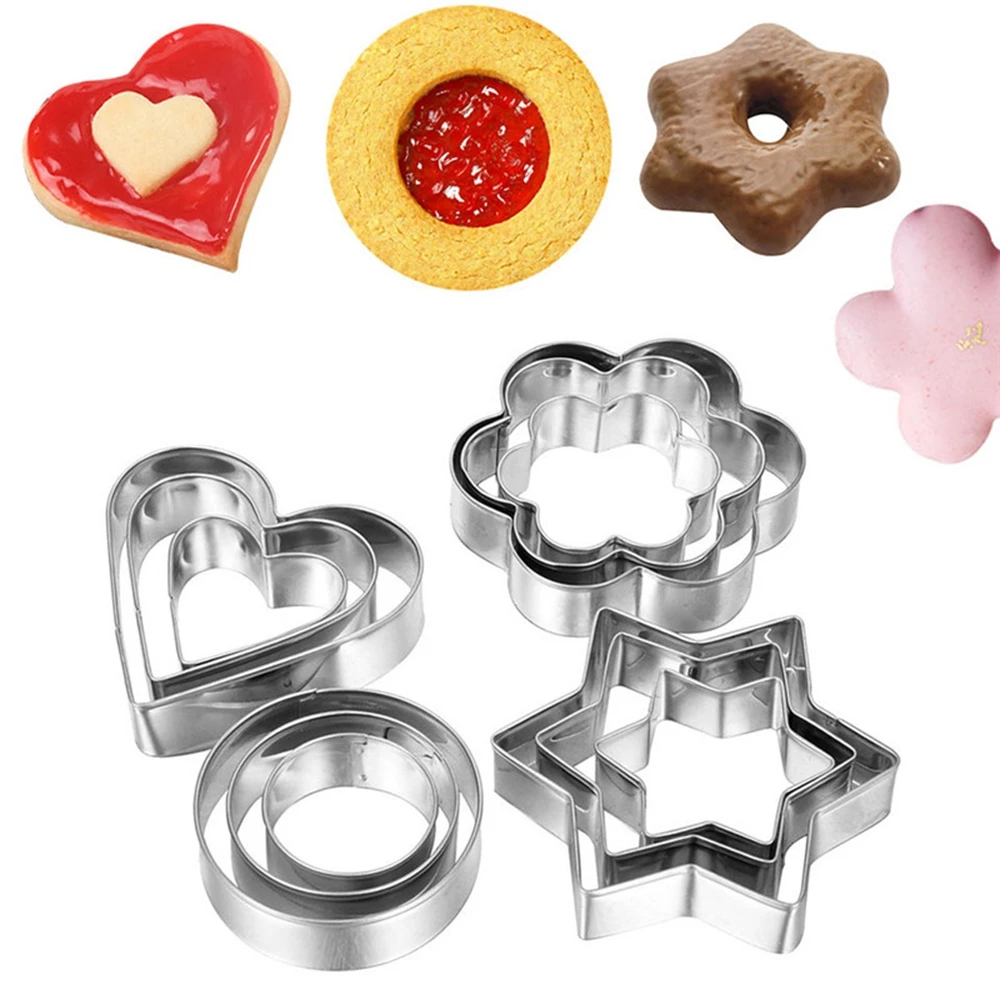 12Pcs/Set Cookie Cutters Moulds Stainless Steel Christmas Mold Fondant Pastry Decorating Tools Baking Accessory Kitchen Gadgets
12Pcs/Set Cookie Cutters Moulds Stainless Steel Christmas Mold Fondant Pastry Decorating Tools Baking Accessory Kitchen Gadgets