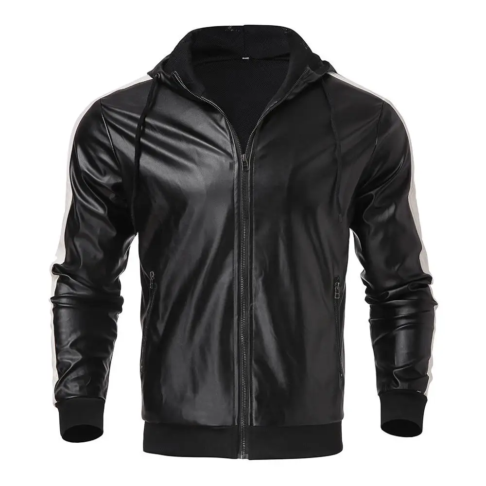 Men leather winter sportswear suit men thick hoodie zipper jacket pants suit sport leisure suit 
Men leather winter sportswear suit men thick hoodie zipper jacket pants suit sport leisure suit
