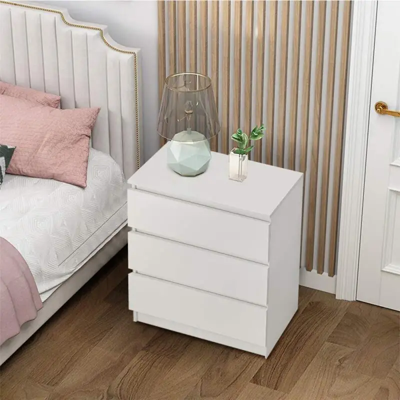 3/4 Drawers White Bedside Table Multi-layer Solid Wood Nightstands Chest Of Drawers Minimalist Bedroom Storage Cabinet HWC
3/4 Drawers White Bedside Table Multi-layer Solid Wood Nightstands Chest Of Drawers Minimalist Bedroom Storage Cabinet HWC