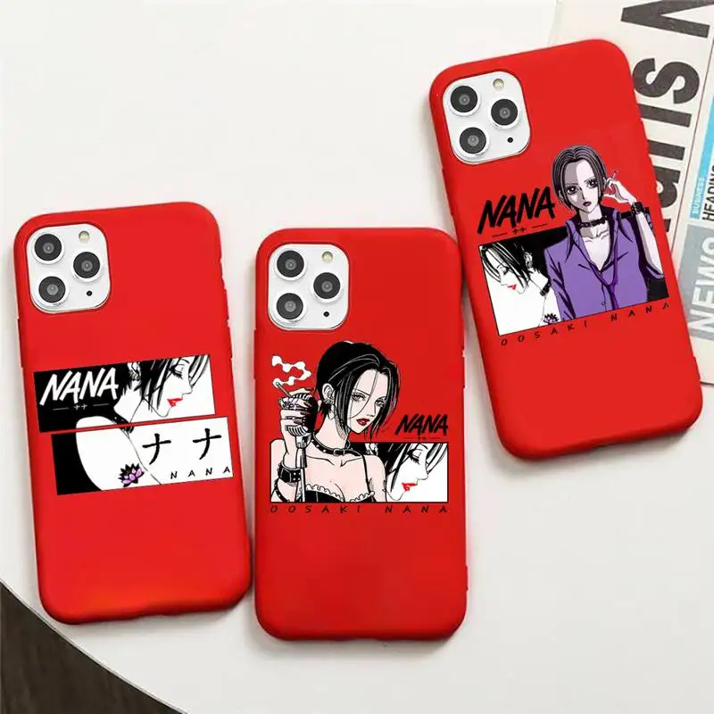 Nana Osaki Phone Case Candy Color for iPhone 6 6S 7 8 11 12 XS X SE 2020 XR mini pro Plus MAX mobile bags Anime Cartoon Shell
Nana Osaki Phone Case Candy Color for iPhone 6 6S 7 8 11 12 XS X SE 2020 XR mini pro Plus MAX mobile bags Anime Cartoon Shell