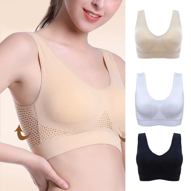 New Liftup Air Bra Women's Girls' Yoga Sports Underwear with Hollow Up Back Wireless Padded Bralette
New Liftup Air Bra Women's Girls' Yoga Sports Underwear with Hollow Up Back Wireless Padded Bralette