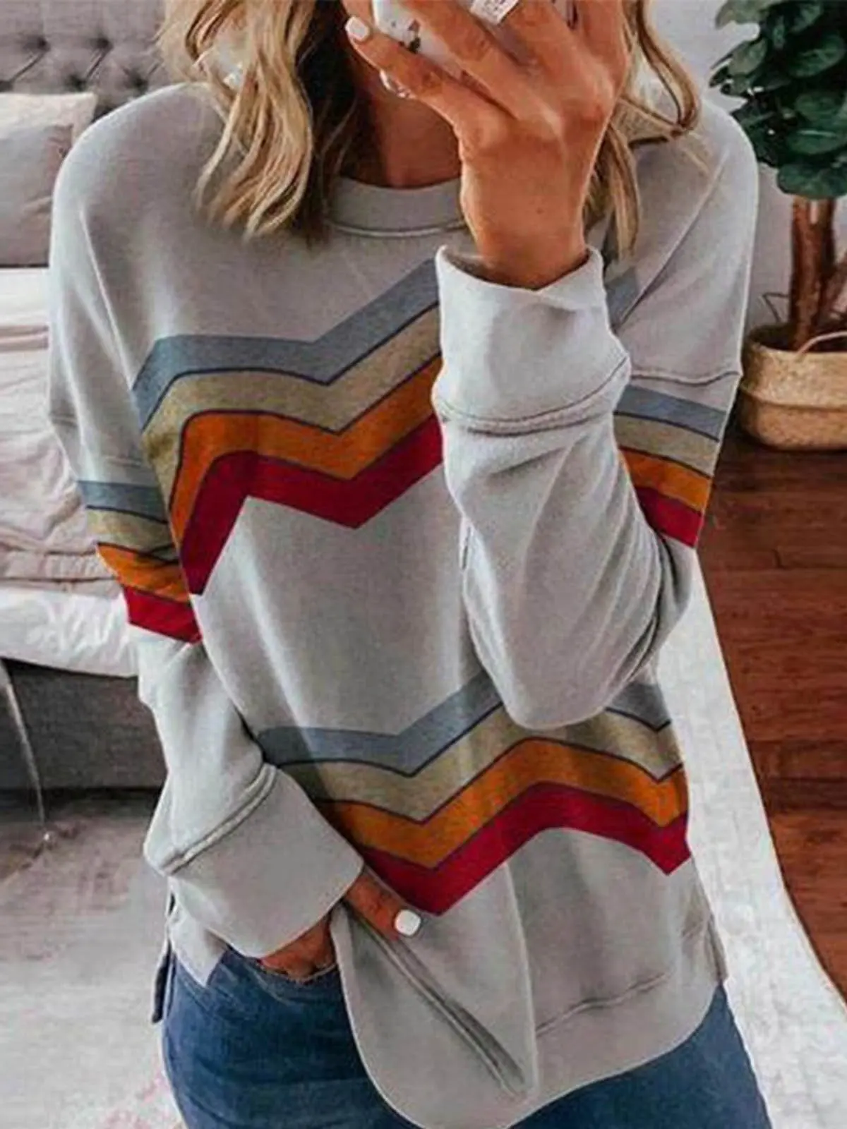 2020 New Autumn Tops 5XL Plus Size Ladies Tie Dye Striped T-shirt Casual Long-sleeved Oversized Loose T-shirt Fashion Women Tops
2020 New Autumn Tops 5XL Plus Size Ladies Tie Dye Striped T-shirt Casual Long-sleeved Oversized Loose T-shirt Fashion Women Tops
