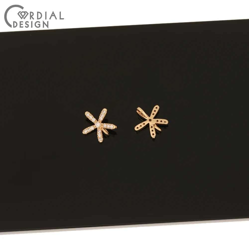 Cordial Design 50Pcs 13*13MM Jewelry Accessories/CZ Charms/Hand Made/Flower Shape/DIY Connectors/Jewelry Findings & Components
Cordial Design 50Pcs 13*13MM Jewelry Accessories/CZ Charms/Hand Made/Flower Shape/DIY Connectors/Jewelry Findings & Components