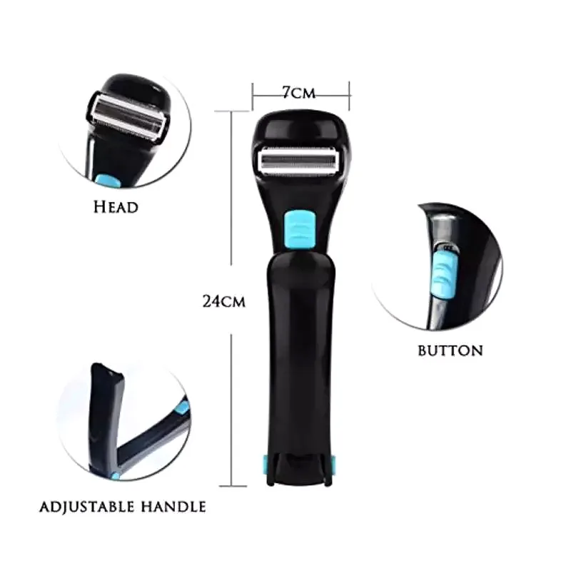 Professional Electric Back Hair Shaver Razor Depilatory Do-it-yourself Cordless Foldable Body Hair Trimmer Hair Removal Tool
Professional Electric Back Hair Shaver Razor Depilatory Do-it-yourself Cordless Foldable Body Hair Trimmer Hair Removal Tool