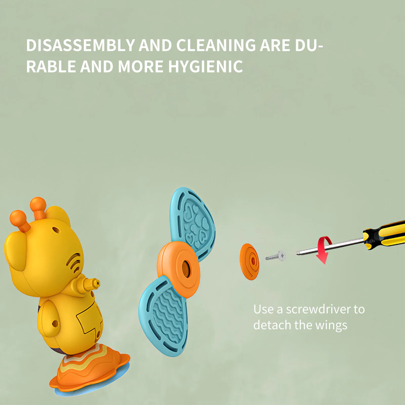 Baby Musical Toy Bee Shaped With Entertainment Music Suction Cup Colorful Baby Teether Feeding Interactive Early Education Toy
Baby Musical Toy Bee Shaped With Entertainment Music Suction Cup Colorful Baby Teether Feeding Interactive Early Education Toy