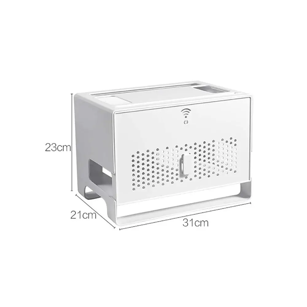 Wireless Wifi Router Storage box Cable Power Plug Wire Organizer Storage Box Shelf Rack Home Office Routers Protection Shell
Wireless Wifi Router Storage box Cable Power Plug Wire Organizer Storage Box Shelf Rack Home Office Routers Protection Shell