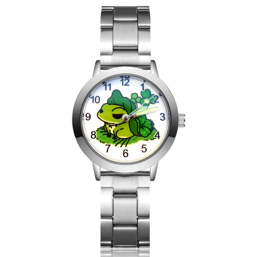 Cartoon Pretty frog style Children's Watches Kids Student Girls boys Quartz Metal steel Wrist Watch JA181
Cartoon Pretty frog style Children's Watches Kids Student Girls boys Quartz Metal steel Wrist Watch JA181