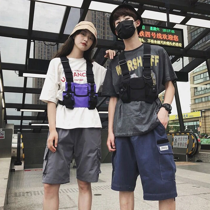 1pc Fashion Bullet Hip Hop Vest Streetwear Bag Tactical Chest Bag Bicycle Backpacks Outdoor Sports Cycling Climbing Camping Bag 
1pc Fashion Bullet Hip Hop Vest Streetwear Bag Tactical Chest Bag Bicycle Backpacks Outdoor Sports Cycling Climbing Camping Bag