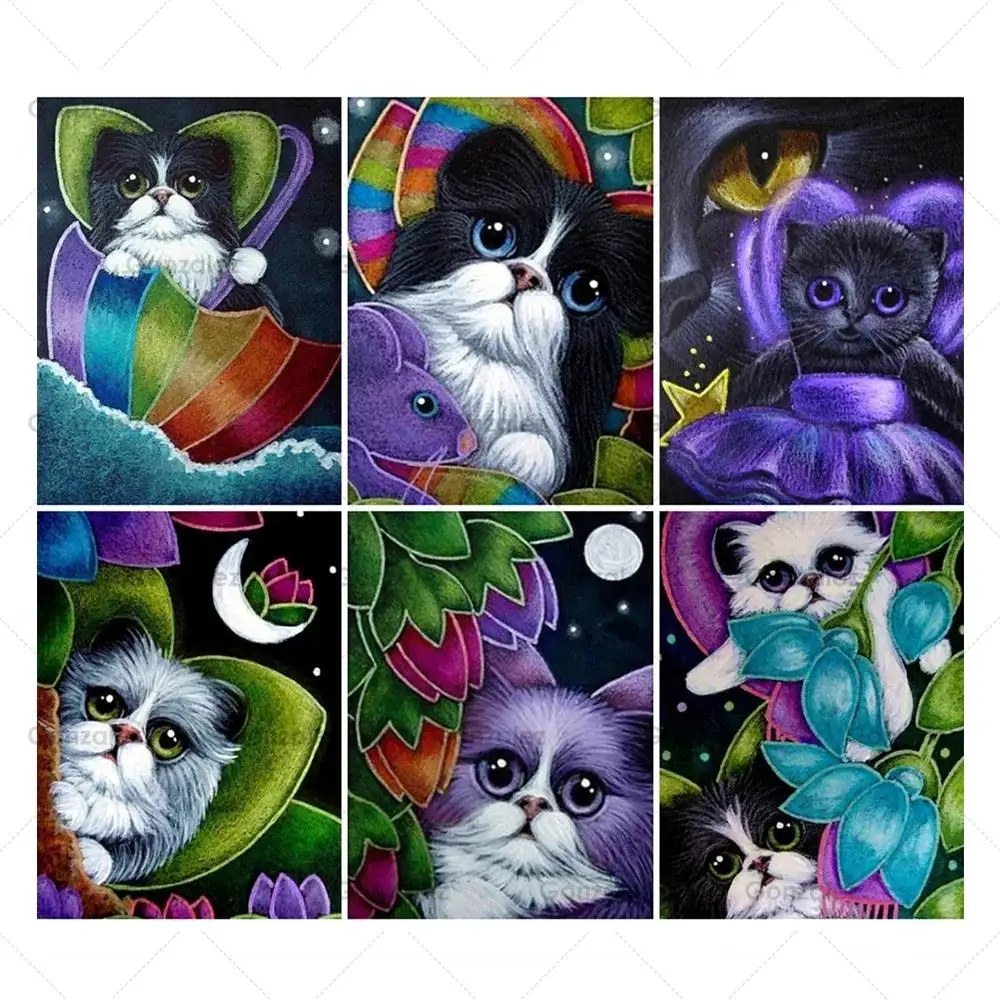 Embroidery Diamond Painting 5D Diy Cute Cat Full Drill Mosaic Animals Cross Stitch Home Wall Art Decoration Handmade Gift Crafts
Embroidery Diamond Painting 5D Diy Cute Cat Full Drill Mosaic Animals Cross Stitch Home Wall Art Decoration Handmade Gift Crafts
