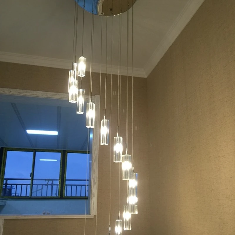 Modern Chandeliers Crystal lighting Stair Long Hanging lamp pendant lamps home decorative lustre luminiare Light Fixtures
Modern Chandeliers Crystal lighting Stair Long Hanging lamp pendant lamps home decorative lustre luminiare Light Fixtures
