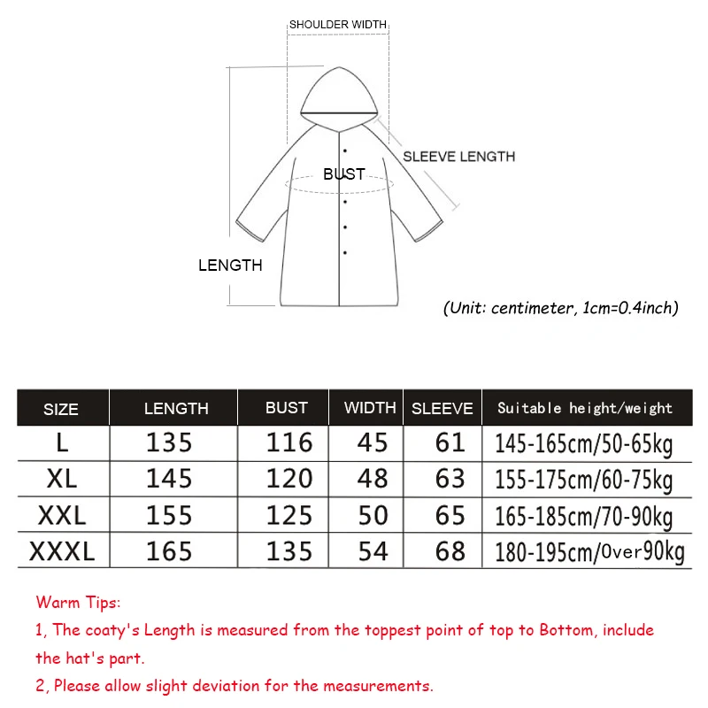 2021 Fashion Adult Long Raincoat Women Men Rain coat Waterproof Hooded Black For Outdoor Hiking Travel Fishing Cycling Rainwear
2021 Fashion Adult Long Raincoat Women Men Rain coat Waterproof Hooded Black For Outdoor Hiking Travel Fishing Cycling Rainwear