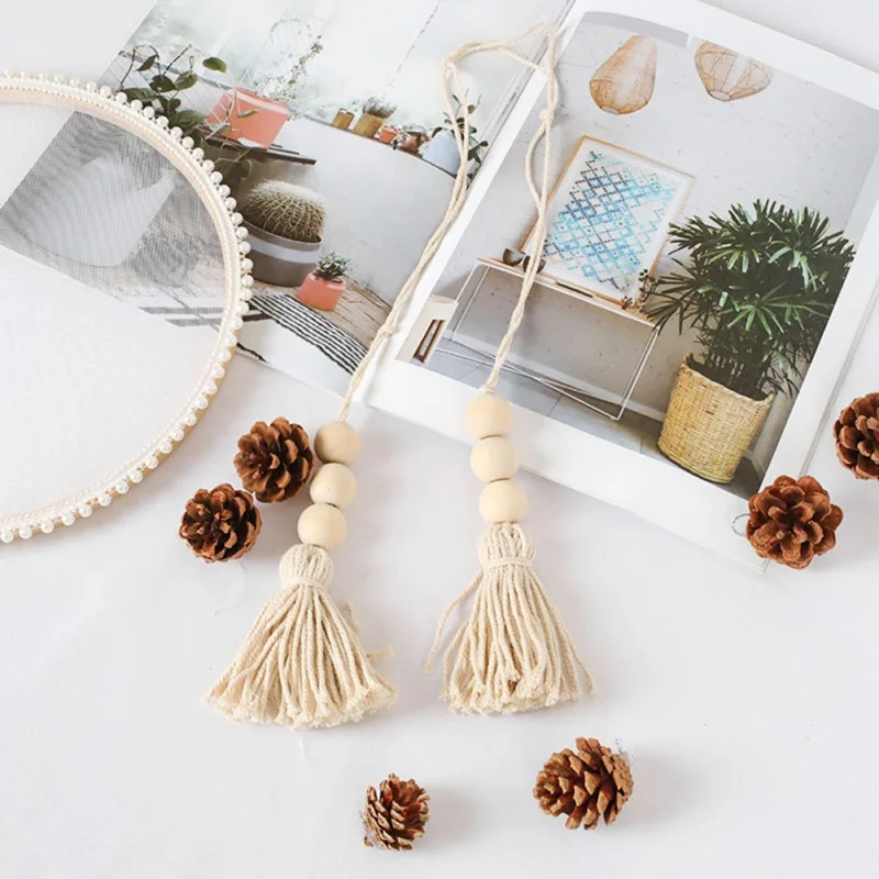 Wind Chimes Wood Bead Garland With Tassels Farmhouse Rustic Country Decor Wall Decor house Ornament Woven Wall Hanging HomeHOT
Wind Chimes Wood Bead Garland With Tassels Farmhouse Rustic Country Decor Wall Decor house Ornament Woven Wall Hanging HomeHOT