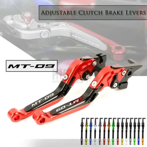 Motorcycle Folding Extendable CNC Moto Adjustable Clutch Brake Levers For YAMAHA MT-09 SR/FZ9 FZ09 2014-2019
Motorcycle Folding Extendable CNC Moto Adjustable Clutch Brake Levers For YAMAHA MT-09 SR/FZ9 FZ09 2014-2019