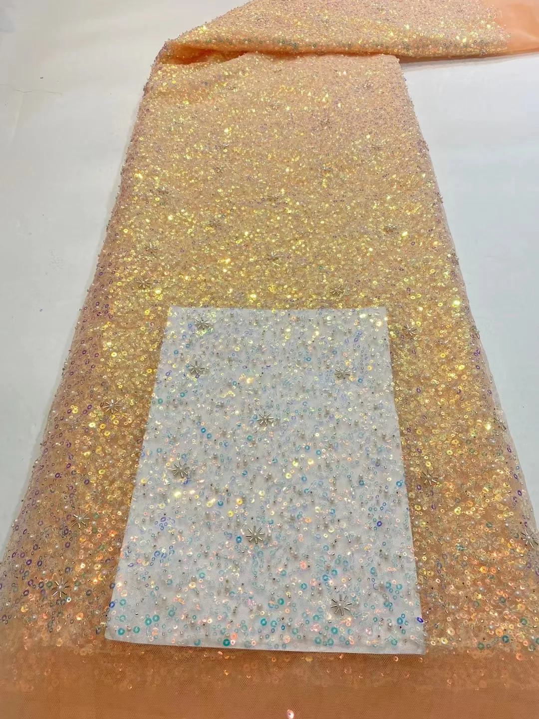 2022 African High Quality Sequins Voile Lace French Tulle 5Yars Fabric HandMade Beaded 3D Embroidery For Wedding Party Dress 
2022 African High Quality Sequins Voile Lace French Tulle 5Yars Fabric HandMade Beaded 3D Embroidery For Wedding Party Dress