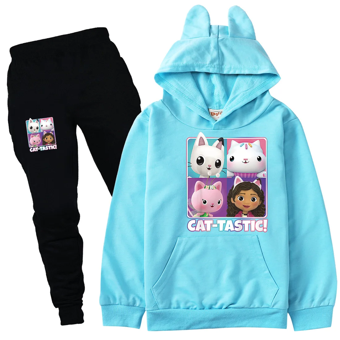 2021 New Kids Cat-Tastic Outfit Girls Gabby's Cats Hoodies Sweater+pants 2pcs Set Baby Boy Gabby's Dollhouse Children's Clothing
2021 New Kids Cat-Tastic Outfit Girls Gabby's Cats Hoodies Sweater+pants 2pcs Set Baby Boy Gabby's Dollhouse Children's Clothing