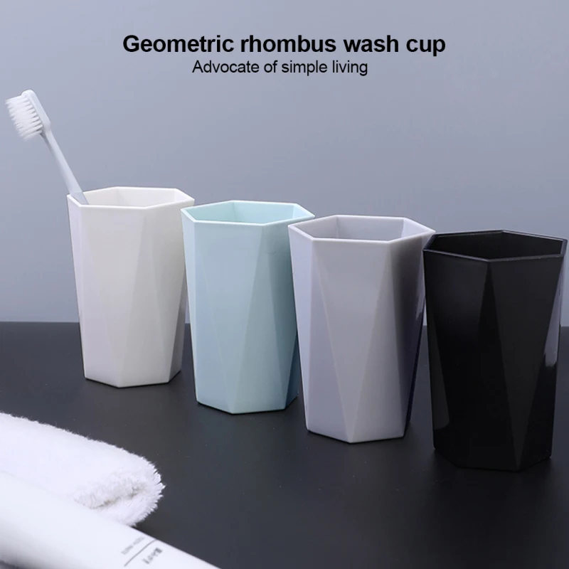 Bathroom Mouthwash Cup Nordic Diamond Shaped Plastic Anti-Slip Travel Toiletries Toothbrush Cup Couple Bathroom Accessories
Bathroom Mouthwash Cup Nordic Diamond Shaped Plastic Anti-Slip Travel Toiletries Toothbrush Cup Couple Bathroom Accessories