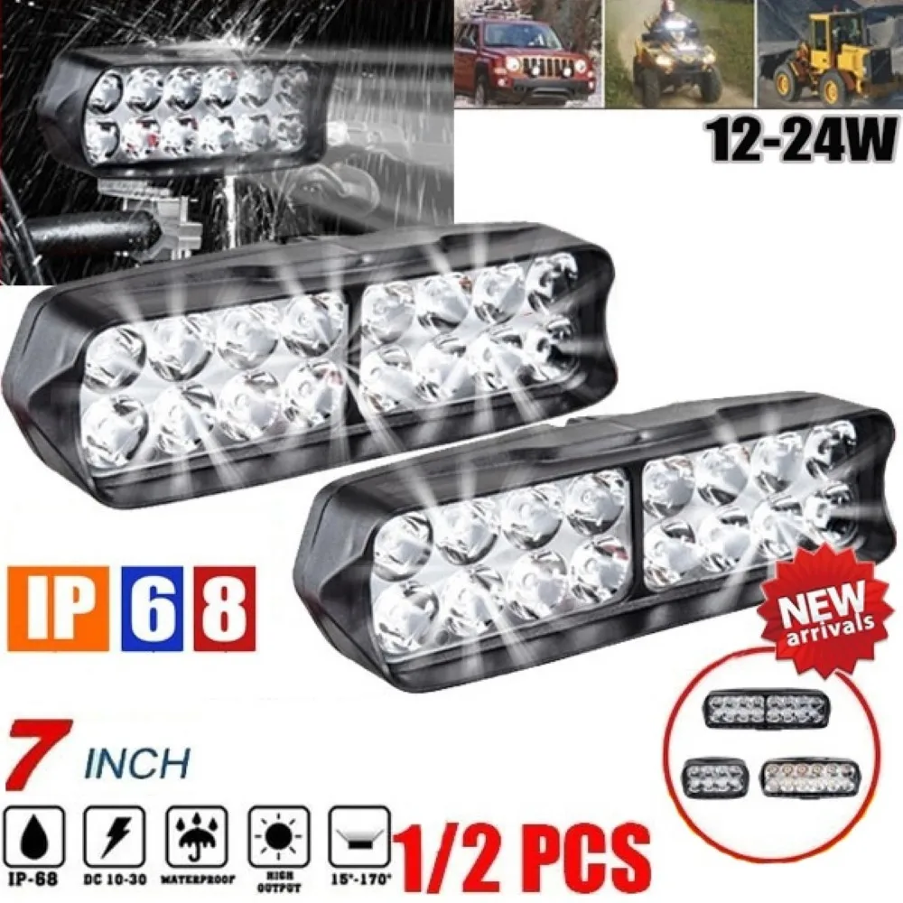 LED Work Light Bar 12-24W Highlight Waterproof Car Lights Spot Flood Beams Combo for Off-road SUV Truck Auto Accessories 8
LED Work Light Bar 12-24W Highlight Waterproof Car Lights Spot Flood Beams Combo for Off-road SUV Truck Auto Accessories 8