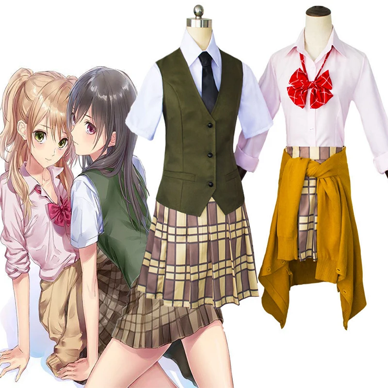 Anime Citrus Cosplay Costumes Yuzu Aihara Mei Aihara Cosplay Costume Halloween Carnival Party Women Costume School Uniforms
Anime Citrus Cosplay Costumes Yuzu Aihara Mei Aihara Cosplay Costume Halloween Carnival Party Women Costume School Uniforms