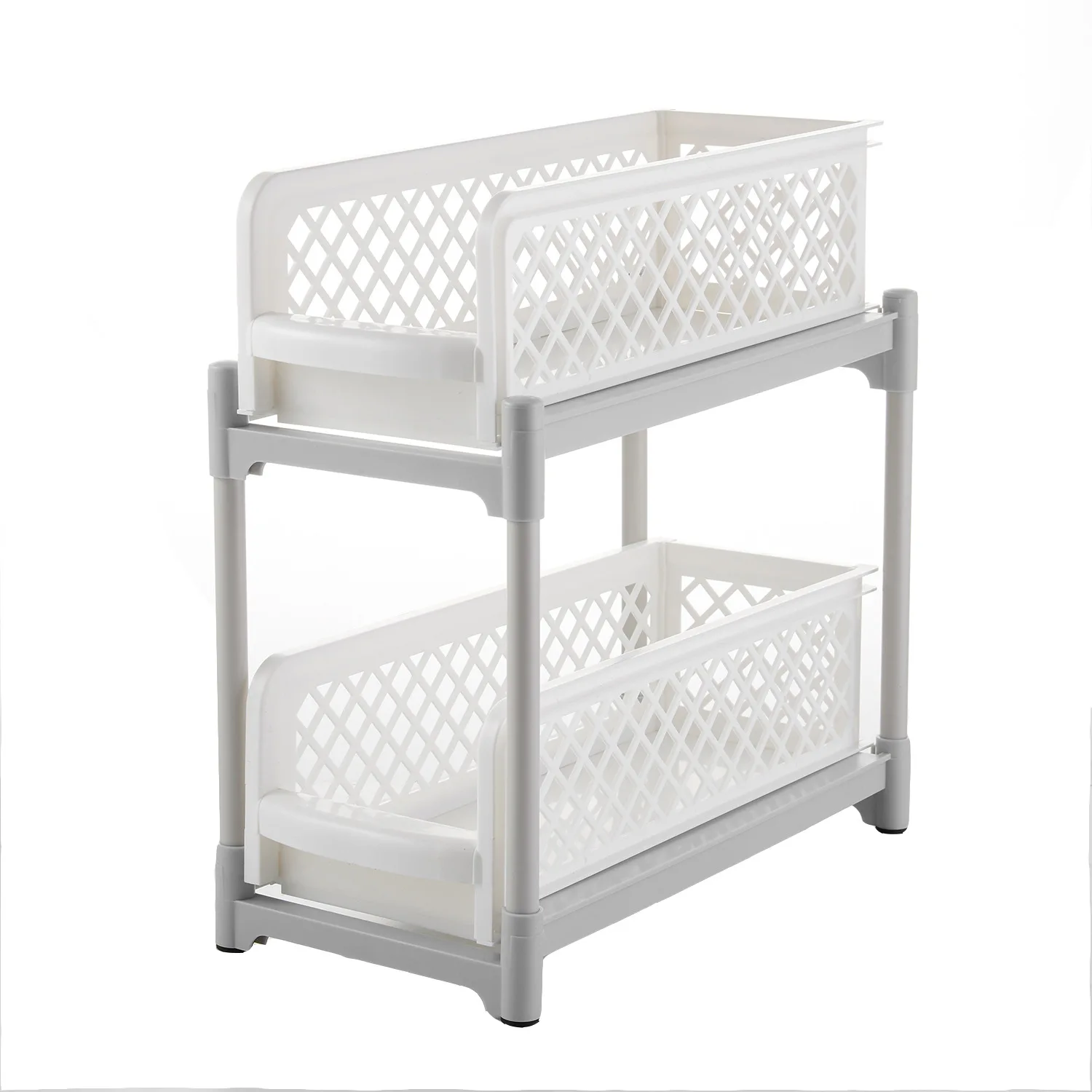 2-Tier Kitchen Organizers Multi-purpose Storage Shelf Space Saving Table Organizer with Sliding Storage Drawer
2-Tier Kitchen Organizers Multi-purpose Storage Shelf Space Saving Table Organizer with Sliding Storage Drawer