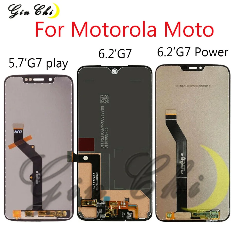Оригинальный ЖК дисплей для Motorola Moto G7 Power Plus сенсорный экран дигитайзер Play