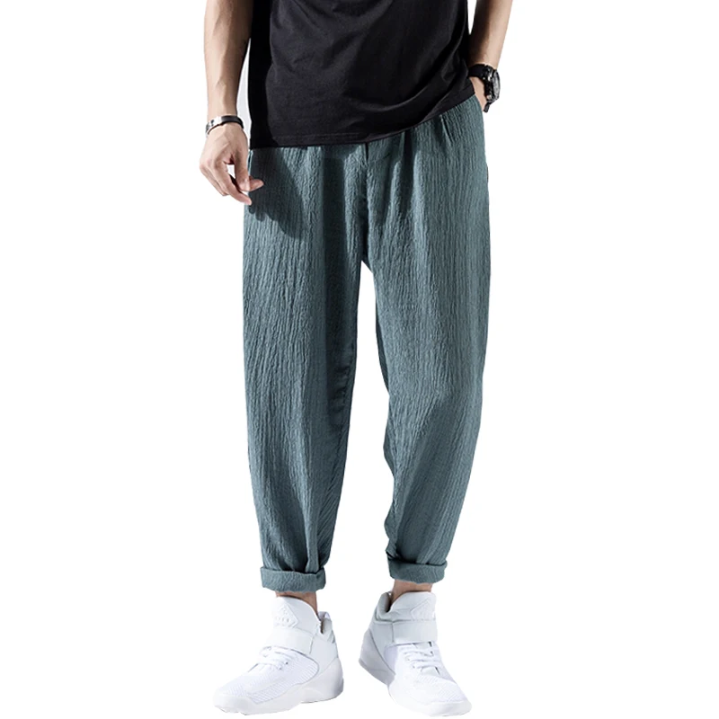 Summer Men Pants 2021 Mens Straight Casual Hip Hop Ankle-Length Pants Male Harem Pants
Summer Men Pants 2021 Mens Straight Casual Hip Hop Ankle-Length Pants Male Harem Pants