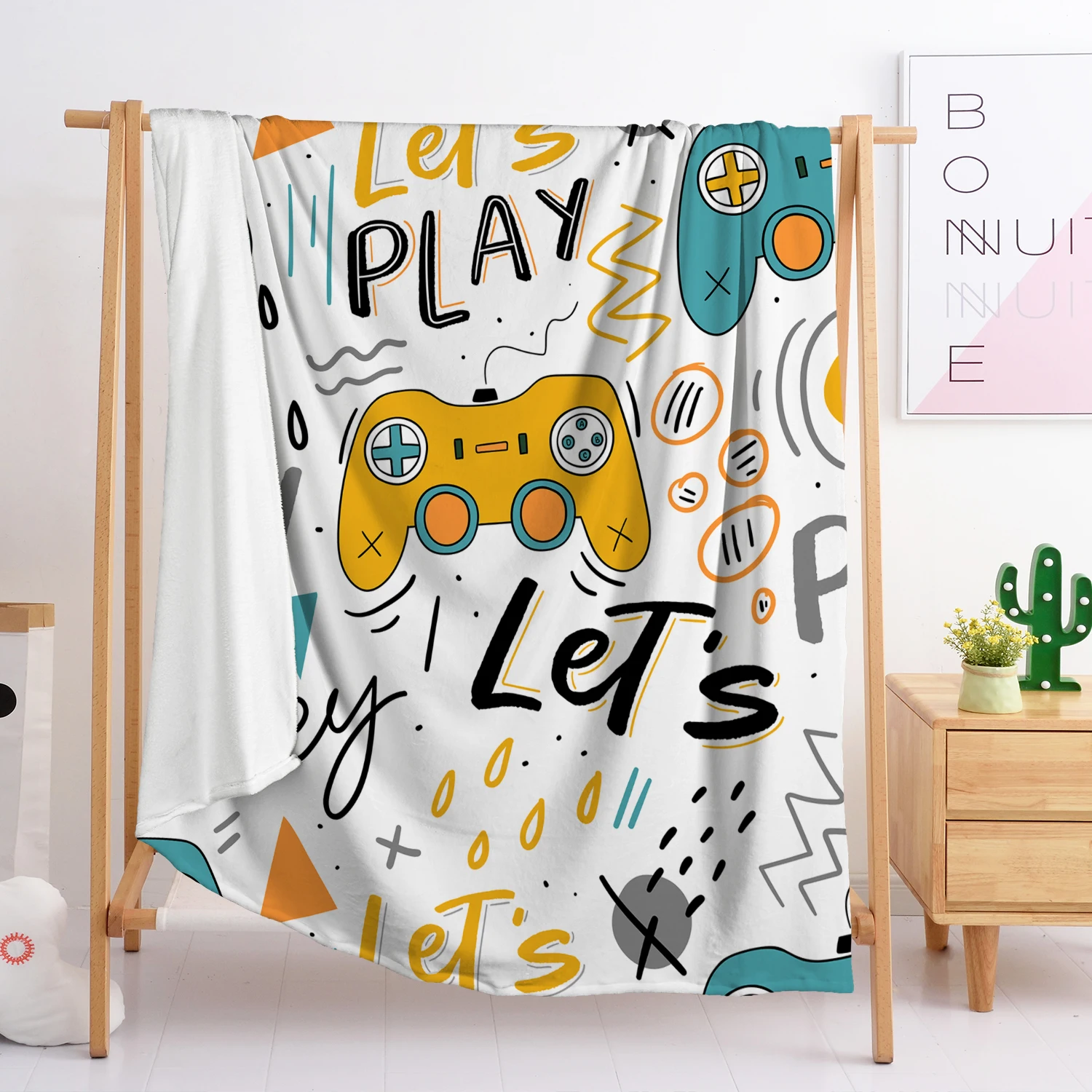 Custom Modern 3D Print Gamepad Gamer Blanket Sofa Blanket Single Bedding Bedroom Living Room Apartment Home Decor Kids Boy Girl
Custom Modern 3D Print Gamepad Gamer Blanket Sofa Blanket Single Bedding Bedroom Living Room Apartment Home Decor Kids Boy Girl