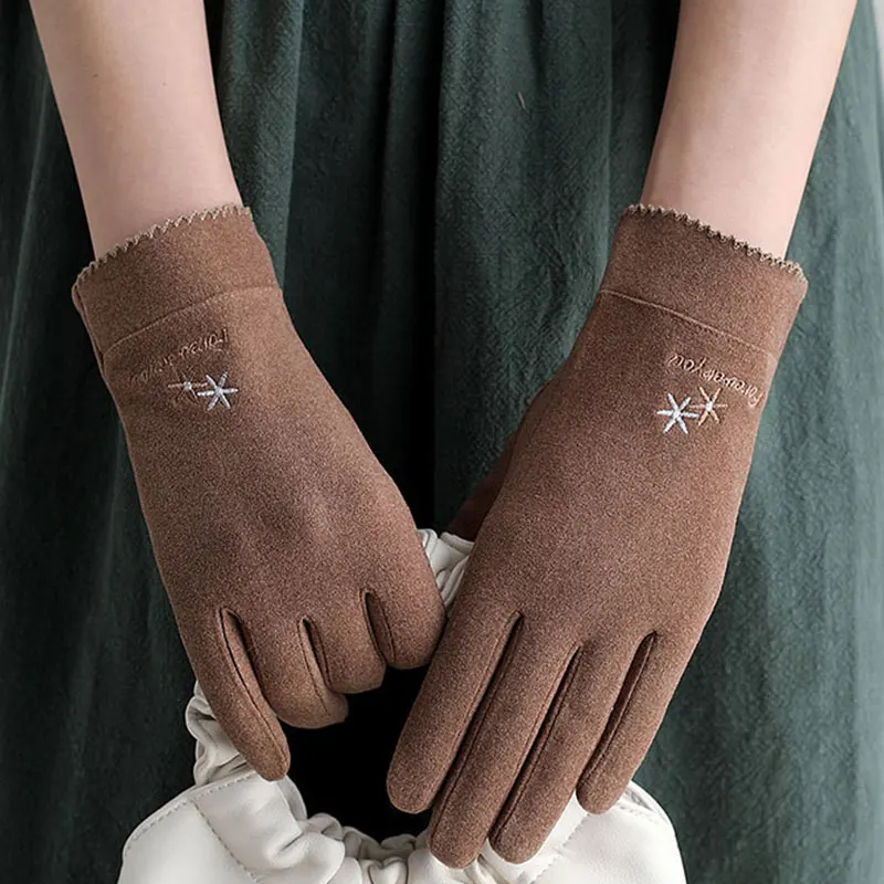 Multicolor Wool Plush Warm Gloves Touch Screen Women's Warm Gloves Cycling Mittens Full Finger Mittens Plush Women's Gloves.
Multicolor Wool Plush Warm Gloves Touch Screen Women's Warm Gloves Cycling Mittens Full Finger Mittens Plush Women's Gloves.