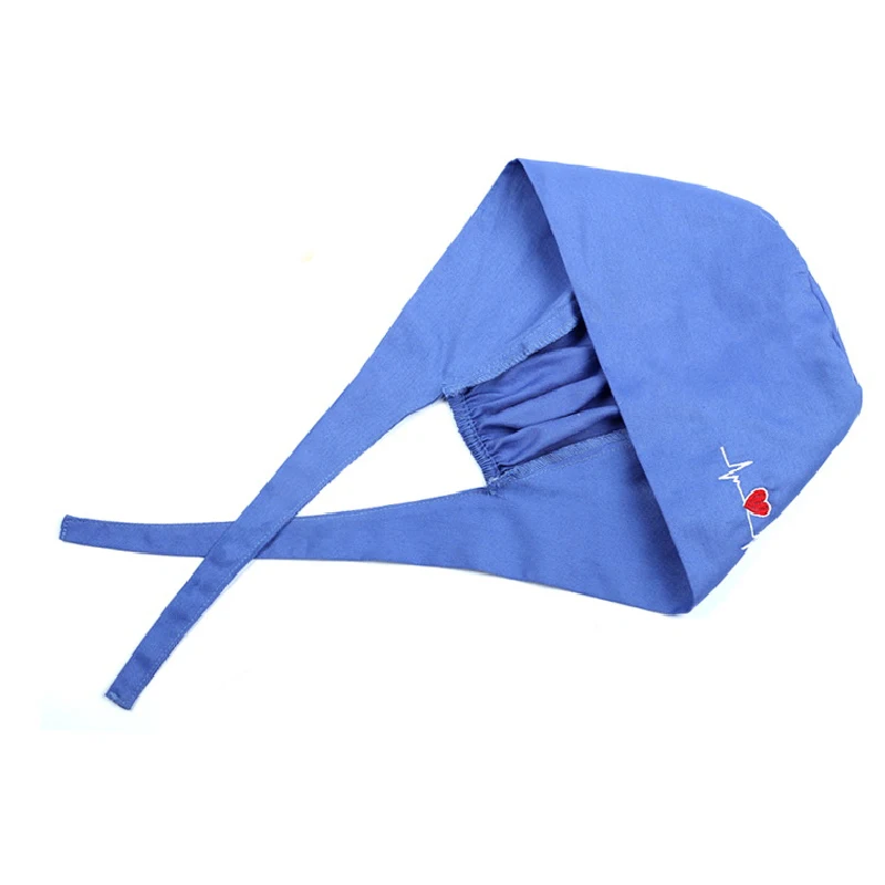 New Cotton Nurse Cap Embroidery Electrocardiogram Print Doctor Hat gorros quirurgicos Sweat-absorbent Towel Buckle Mursing Hat
New Cotton Nurse Cap Embroidery Electrocardiogram Print Doctor Hat gorros quirurgicos Sweat-absorbent Towel Buckle Mursing Hat