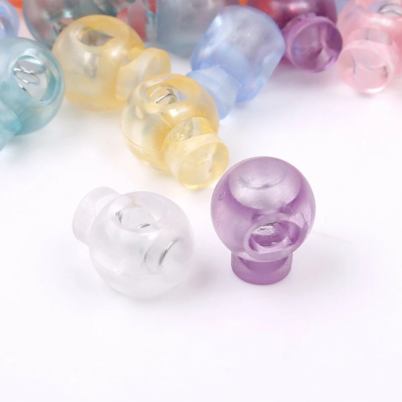 10pcs Spring Cord Locks Single Hole Ball Translucent Colorful Round Stoppers DIY for Backpack Clothing Craft Material
10pcs Spring Cord Locks Single Hole Ball Translucent Colorful Round Stoppers DIY for Backpack Clothing Craft Material