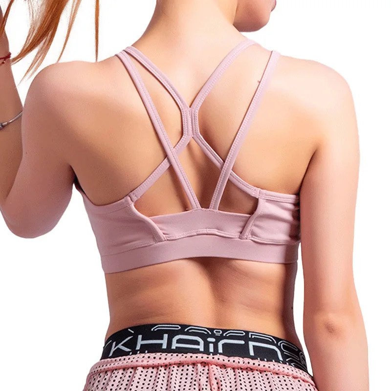 American Large Size Sports Vest Women's Elastic Quick-drying Wireless Fitness Underwear Shockproof Beauty Back Pad Yoga Bra
American Large Size Sports Vest Women's Elastic Quick-drying Wireless Fitness Underwear Shockproof Beauty Back Pad Yoga Bra
