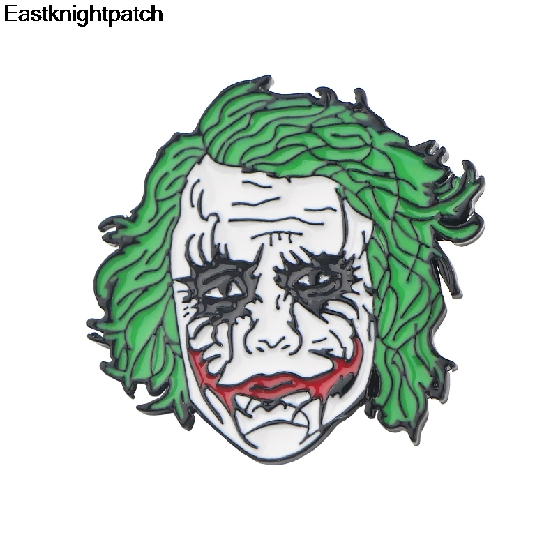 

Horror clown insignia For Women Men backpack hat clothes shoes diy decorate punk Brooches craft supply E0982