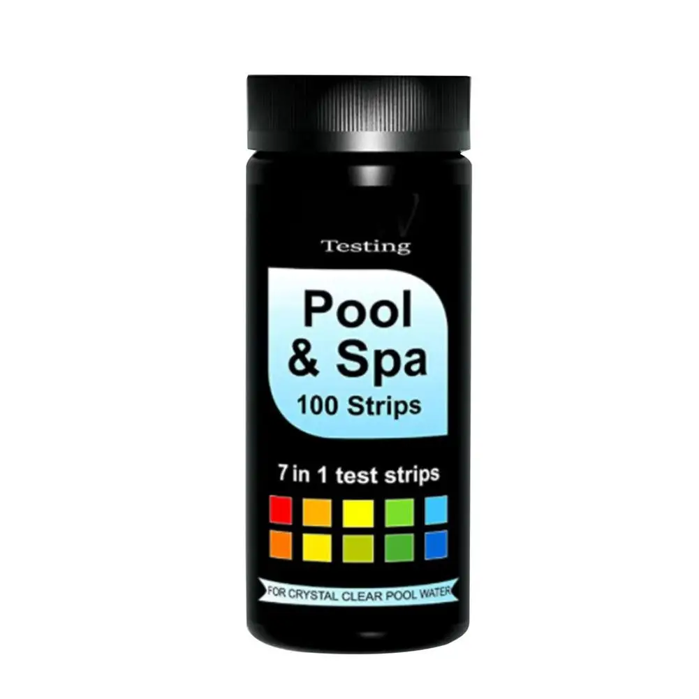 7 In 1 Pool Test Strips Kit Hot Tub Test Strips Pool Accessories PH Test Strips 100 Accurate Test Strips For Spa Swimming Po
7 In 1 Pool Test Strips Kit Hot Tub Test Strips Pool Accessories PH Test Strips 100 Accurate Test Strips For Spa Swimming Po
