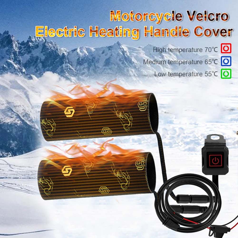 ATV Universal Motorcycle 7/8" 22mm Electric Heated Grips Scooter Moped Bar Hand Warmer Adjustable Hot Grip 12V Pair 2021 NEW
ATV Universal Motorcycle 7/8" 22mm Electric Heated Grips Scooter Moped Bar Hand Warmer Adjustable Hot Grip 12V Pair 2021 NEW