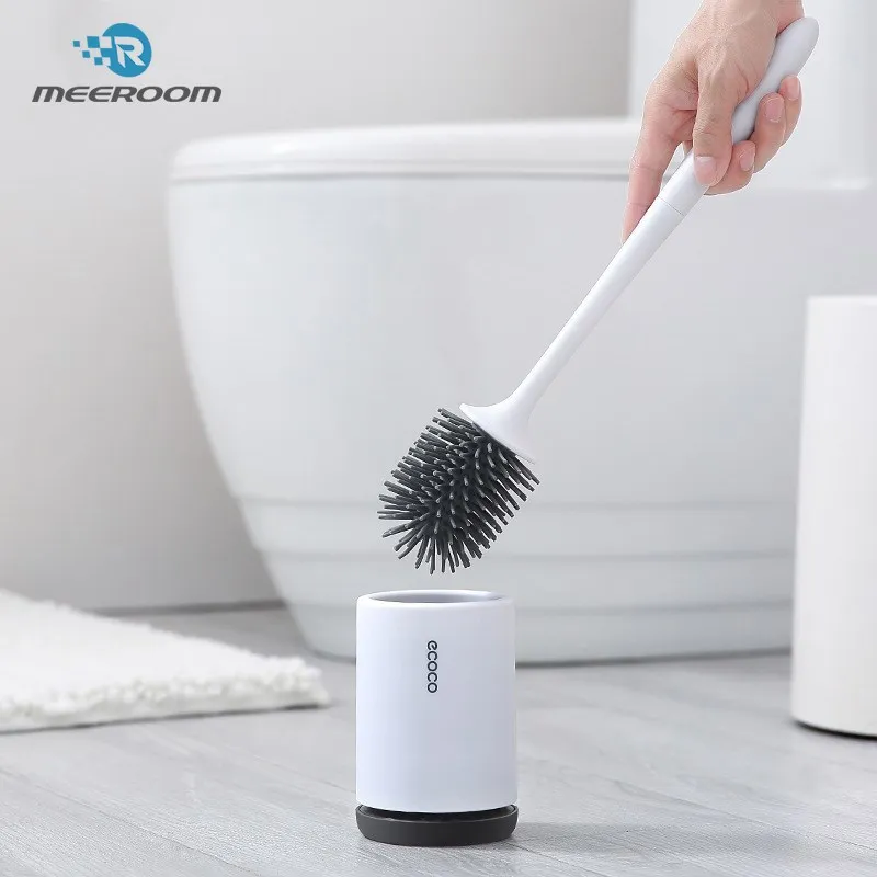ECOCO Silicone Toilet Brush Silicone Wall-mounted Cleaning Brush Kit Rubber Head Flushing Brush for Bathroom, Washroom, WC
ECOCO Silicone Toilet Brush Silicone Wall-mounted Cleaning Brush Kit Rubber Head Flushing Brush for Bathroom, Washroom, WC