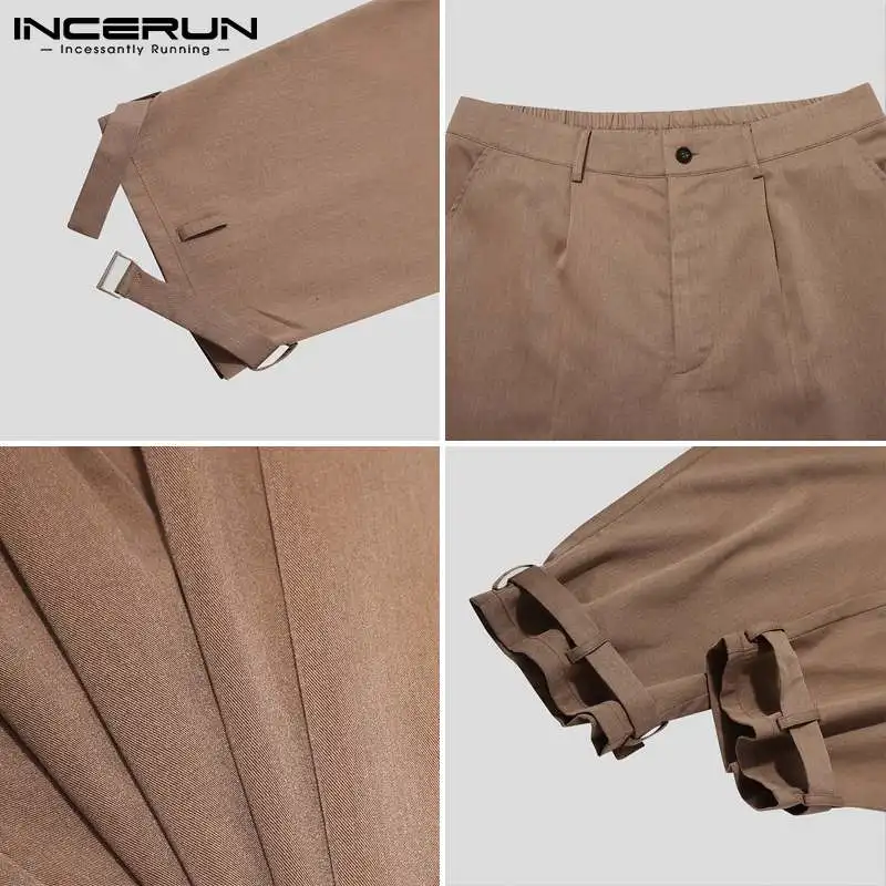 Fashion Men Casual Pants Solid Color Button Streetwear 2021 Pockets Leisure Korean Style Trousers Pantalones Hombre INCERUN 5XL
Fashion Men Casual Pants Solid Color Button Streetwear 2021 Pockets Leisure Korean Style Trousers Pantalones Hombre INCERUN 5XL
