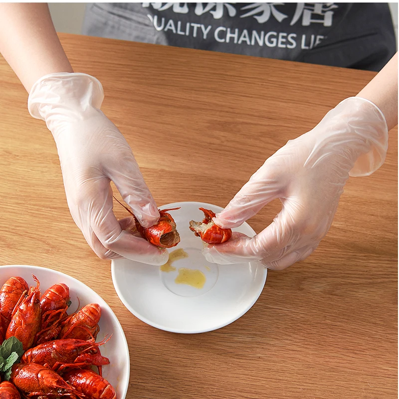 100pcs Transparent Disposable PVC Gloves Cleaning Latex Gloves Universal Kitchen Dish Washing Gloves Household Dishwashing Glove
100pcs Transparent Disposable PVC Gloves Cleaning Latex Gloves Universal Kitchen Dish Washing Gloves Household Dishwashing Glove