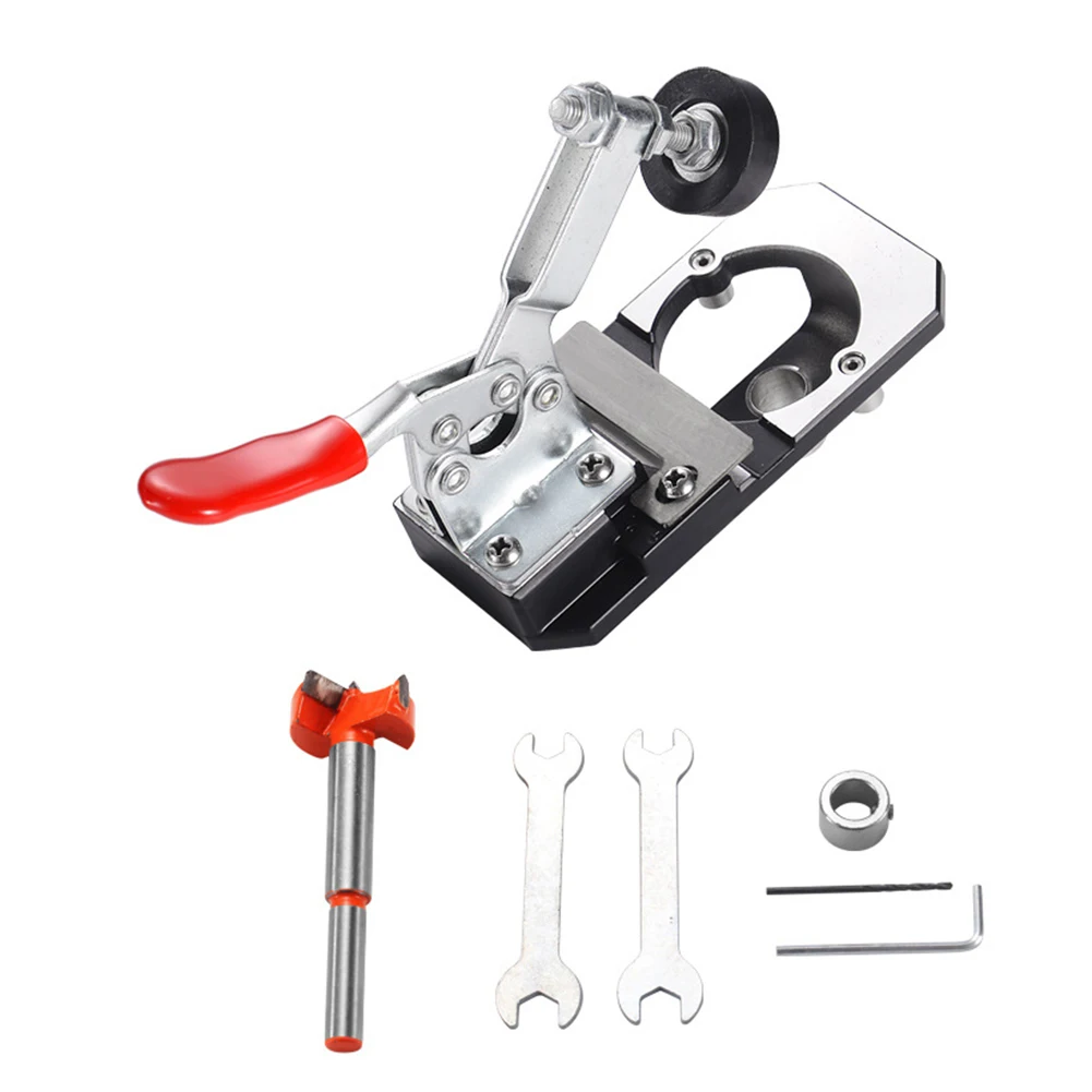 Woodworking Hole Drilling Guide Locator 35mm Hinge Boring Jig Efficient Template Door Cabinet Hole Punching Opener Aid Tools
Woodworking Hole Drilling Guide Locator 35mm Hinge Boring Jig Efficient Template Door Cabinet Hole Punching Opener Aid Tools