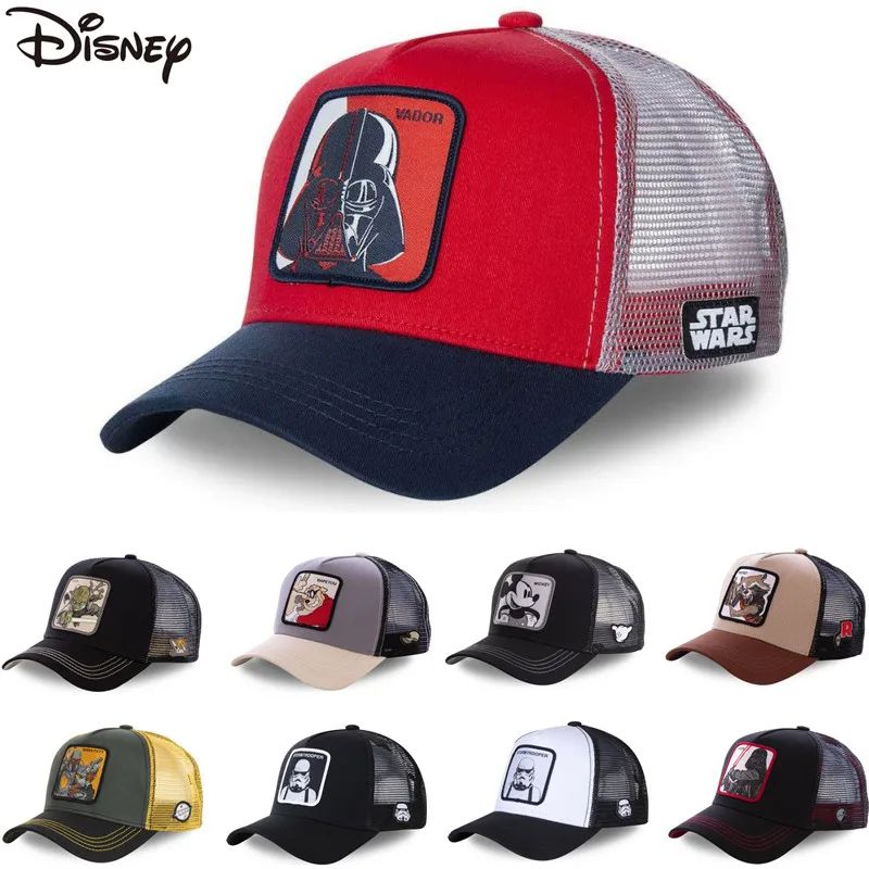 Новый бренд с рисунком из аниме Звездные войны Микки Маусом Snapback хлопок Бейсбол