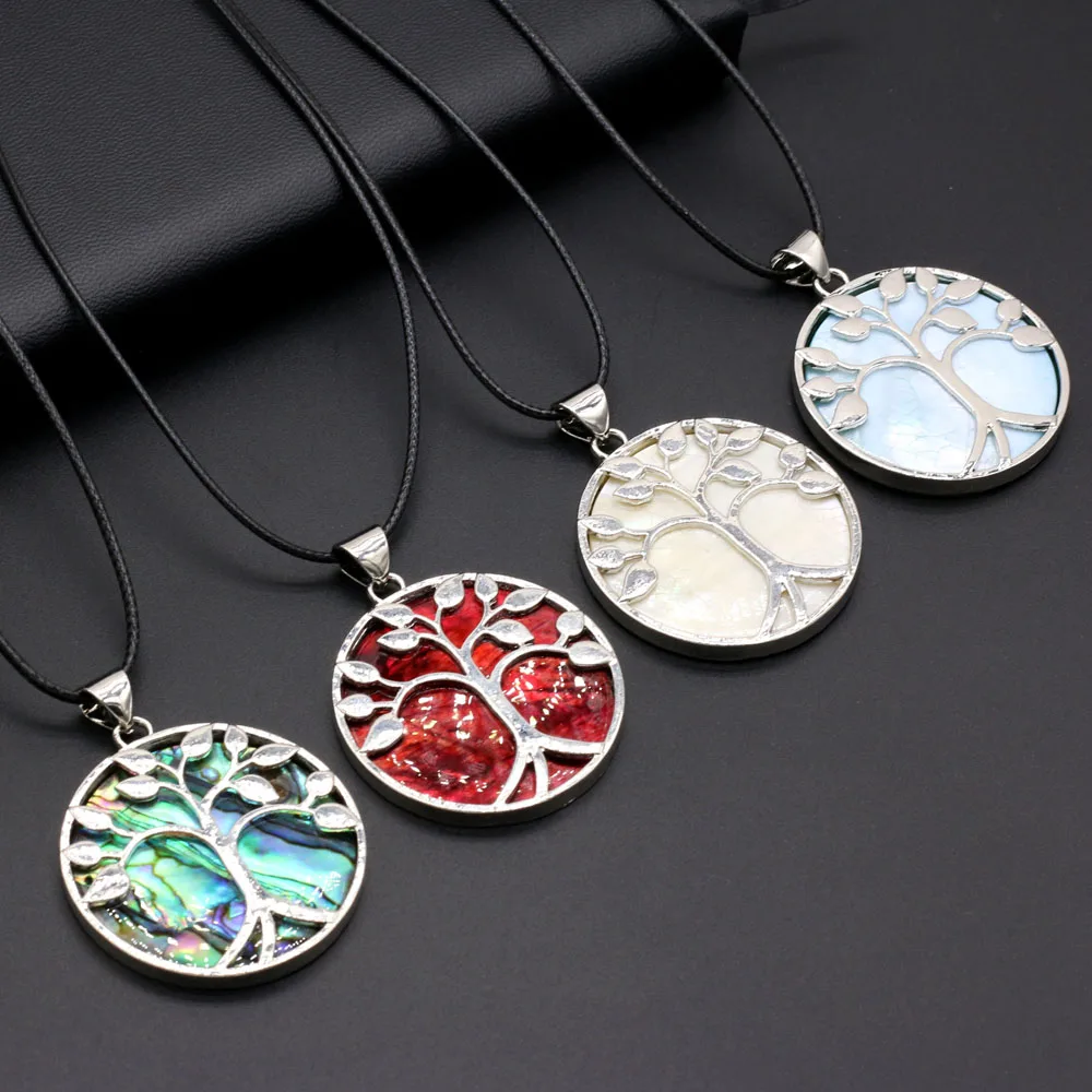 New Fashion Alloy Multicolor Tree of Life Pendant Natural Abalone Shell Necklaces Glamour Women Wedding Jewelry
New Fashion Alloy Multicolor Tree of Life Pendant Natural Abalone Shell Necklaces Glamour Women Wedding Jewelry