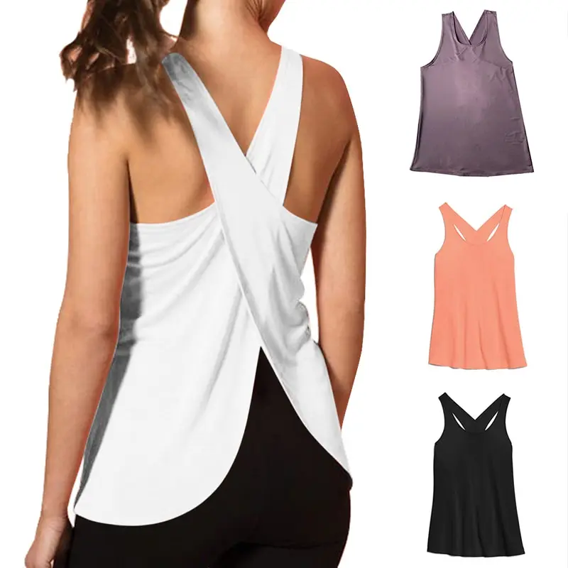 2021 New Women Quick Dry Cross Back Yoga Shirts Sleeveless Fitness Sport T-Shirt Workout Running Tank Tops Yoga Vest Blouse
2021 New Women Quick Dry Cross Back Yoga Shirts Sleeveless Fitness Sport T-Shirt Workout Running Tank Tops Yoga Vest Blouse
