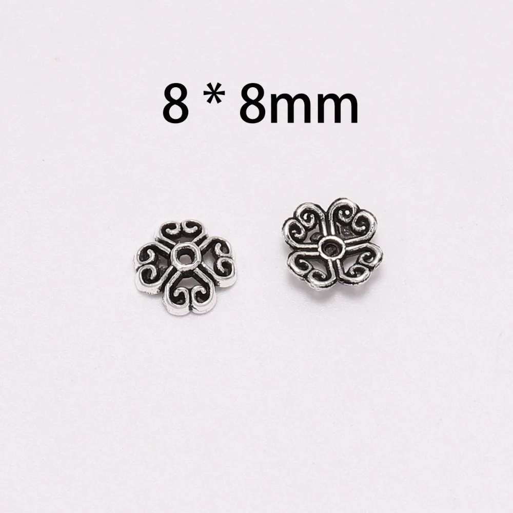 50pcs/Lot 8mm 4 Petals Antique Peach Heart Flower Loose Sparer Apart Torus End Bead Caps For DIY Jewelry Making Findings
50pcs/Lot 8mm 4 Petals Antique Peach Heart Flower Loose Sparer Apart Torus End Bead Caps For DIY Jewelry Making Findings